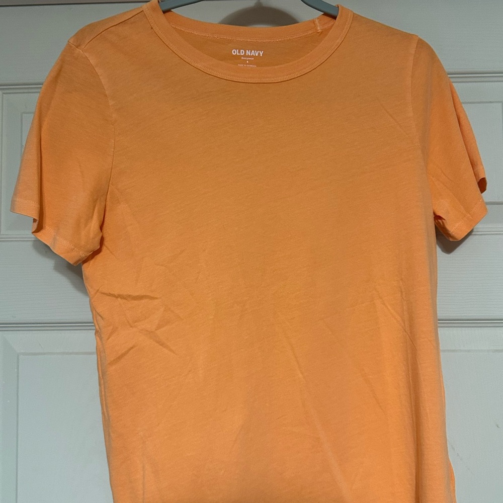 Old Navy Orange Short Sleeve Tee
